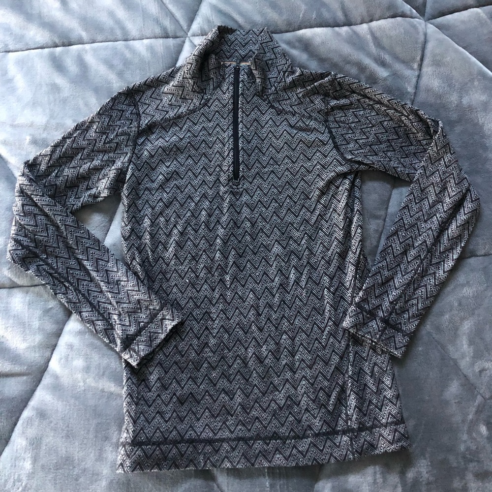 Smart wool women’s merino wool base layer 1/4 zip